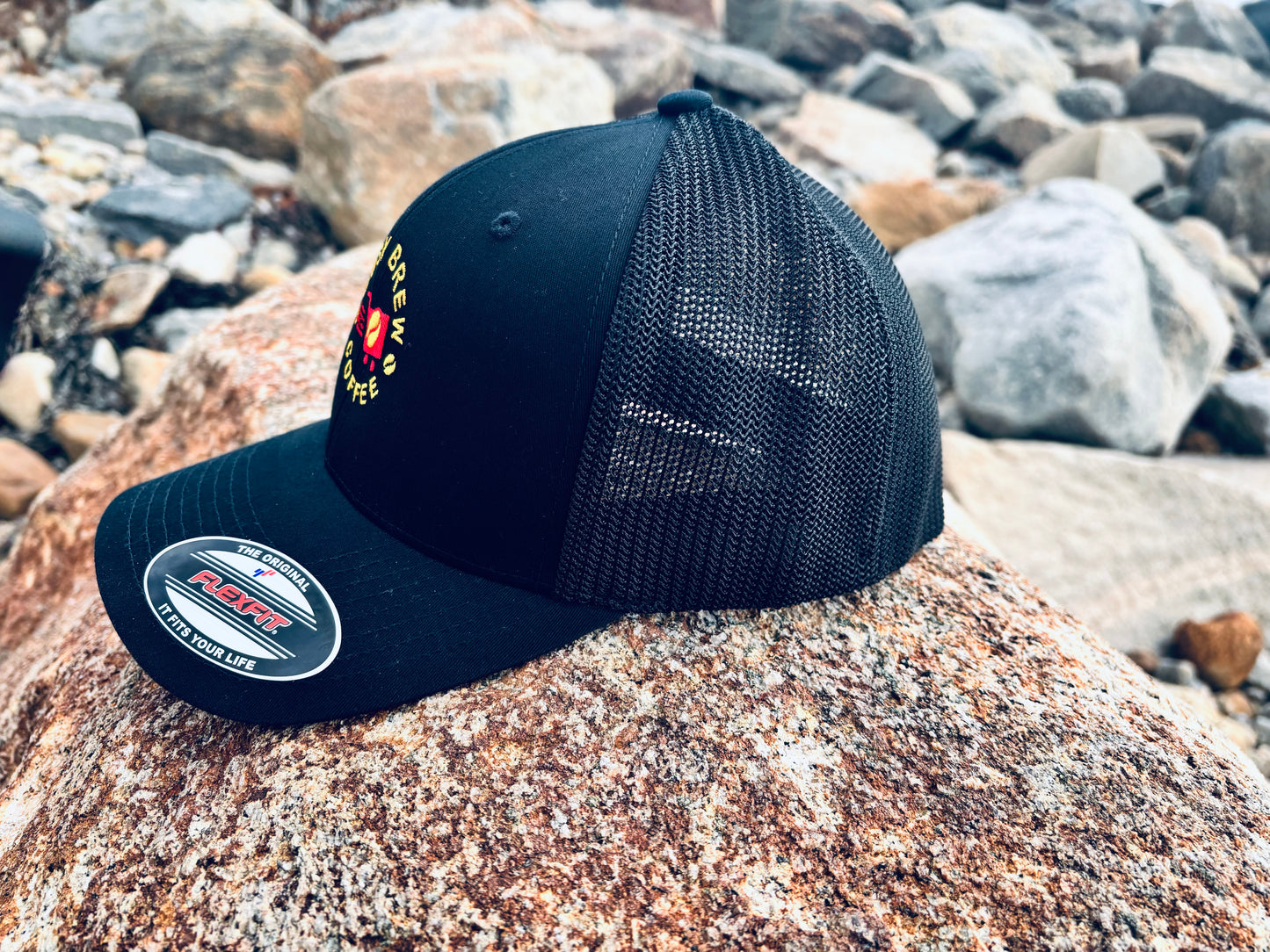 Busy Brew Trucker cap flexfit